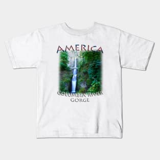 America - Oregon - Columbia River Gorge Kids T-Shirt